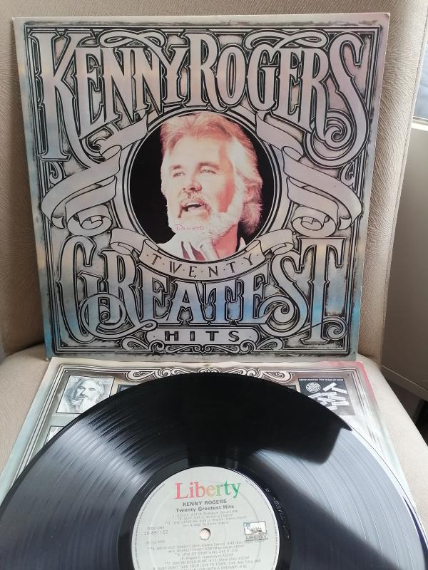 Kenny Rogers – Twenty Greatest Hits - 1983 Kanada Basım Albüm - 33 lük LP Plak