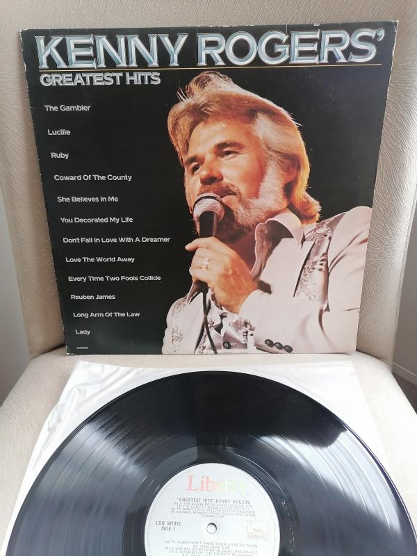 Kenny Rogers – Greatest Hits - 1980 Kanada Basım Albüm - 33 lük LP Plak