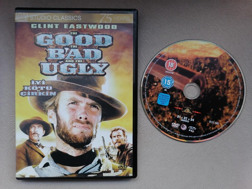 İYİ KÖTÜ VE ÇİRKİN / The Good The Bad and The Ugly  - Bir Segio Leone Filmi  2. El  DVD Film