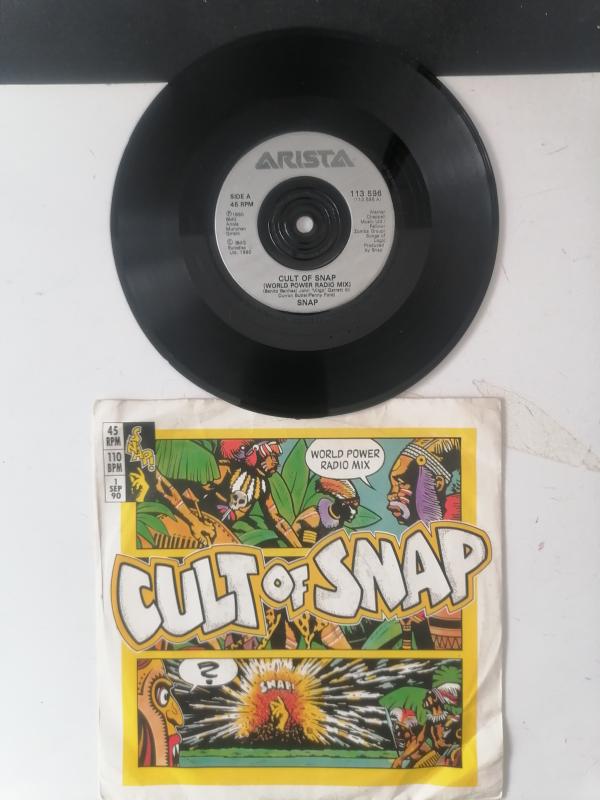 SNAP - CULT OF SNAP - 1990 ALMANYA BASIM 45 LİK PLAK