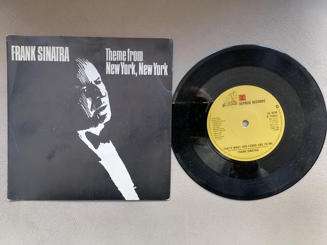 FRANK SINATRA - New York New York  1980 İngiltere Basım 45 LİK PLAK