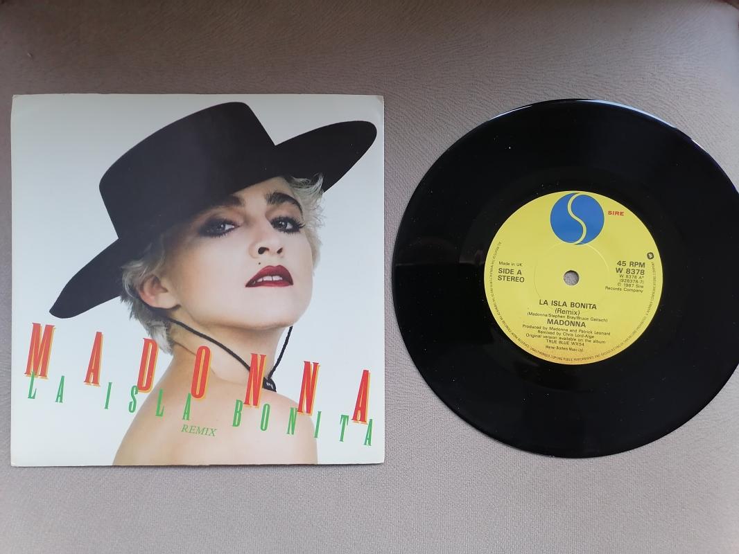 MADONNA - La Isla Bonita 1987 İngiltere Basım 45 LİK PLAK