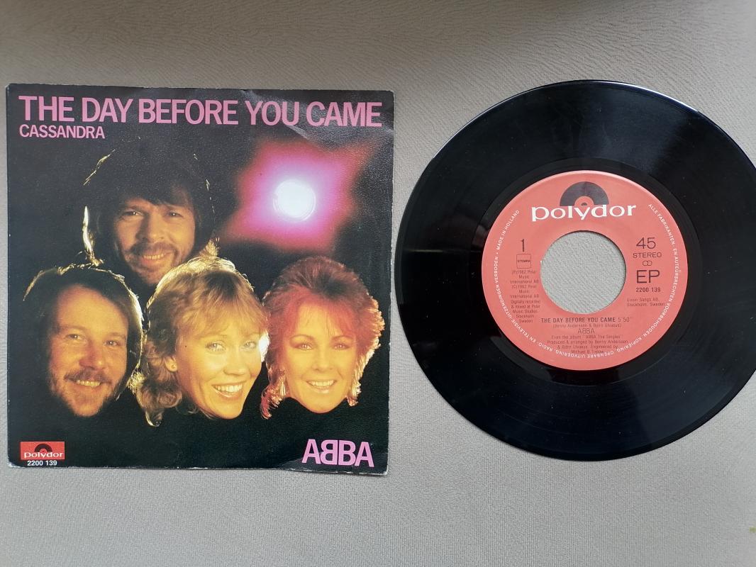 ABBA - The Day Before You Came  1982 İngiltere Basım 45 LİK PLAK