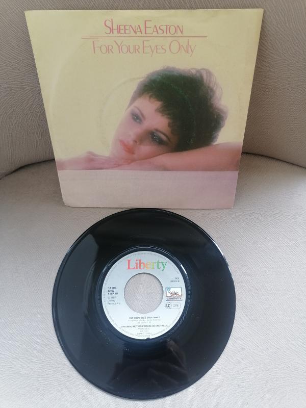 SHEENA EASTON - For Your eyes Only - 1981 Hollanda Basım 45 LİK PLAK