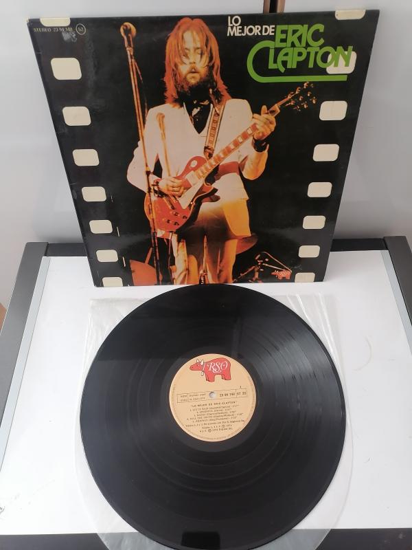 ERIC CLAPTON - Lo Mejor De Eric Clapton - 1975 İspanya Basım 33 lük LP Plak ( Layla Bu Albümde )