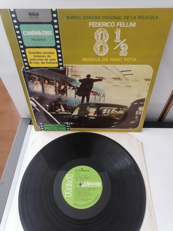 FELLINI’s  8 1/2  Film Müzikleri  - Musica De NINO ROTA -  1981 İspanya Basım Albüm - 33 lük LP Plak