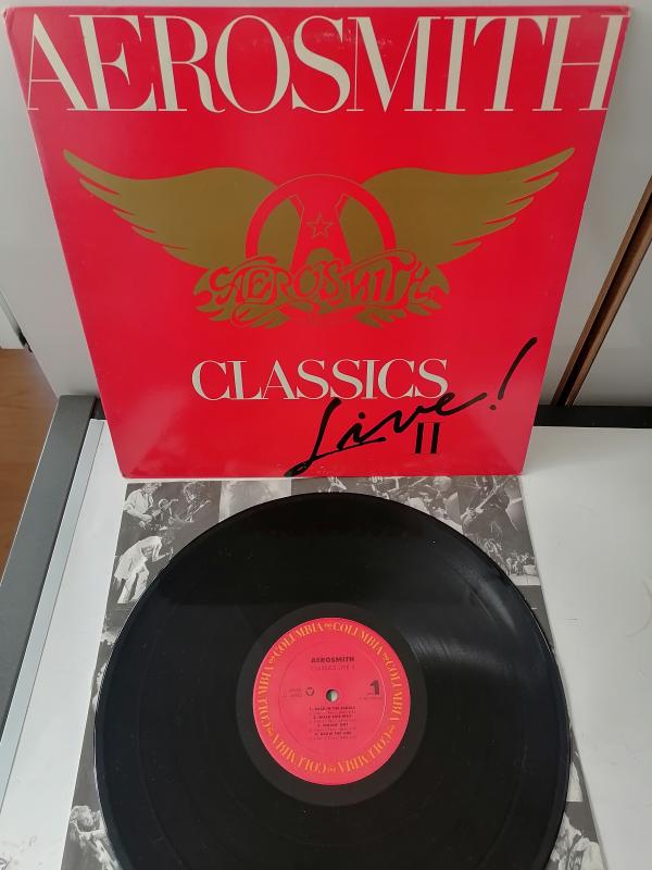 AEROSMITH - Classics Live II  - 1987 USA Basım  Albüm - 33 lük LP Plak