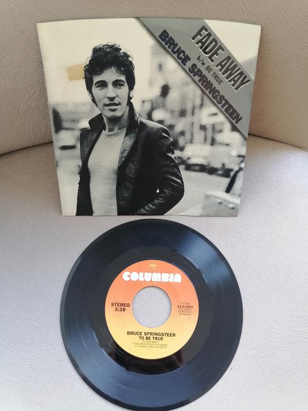 BRUCE SPRINGSTEEN - Fade Away / To Be True- 1980 U.S.A. Basım 45 LİK PLAK