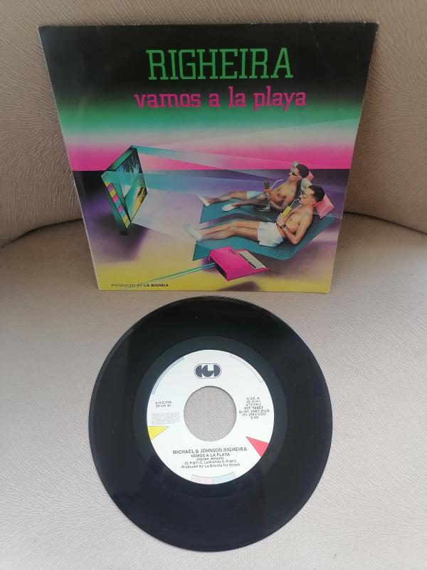 RIGHEIRA  - Vamos A La Playa - 1983 İtalya  Basım 45 LİK PLAK