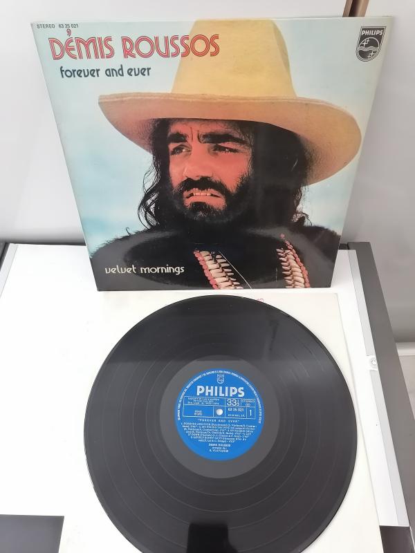 DEMIS ROUSSOS - FOREVER AND EVER - 1973 İSPANYA BASIM LP ALBÜM-33 LÜK PLAK