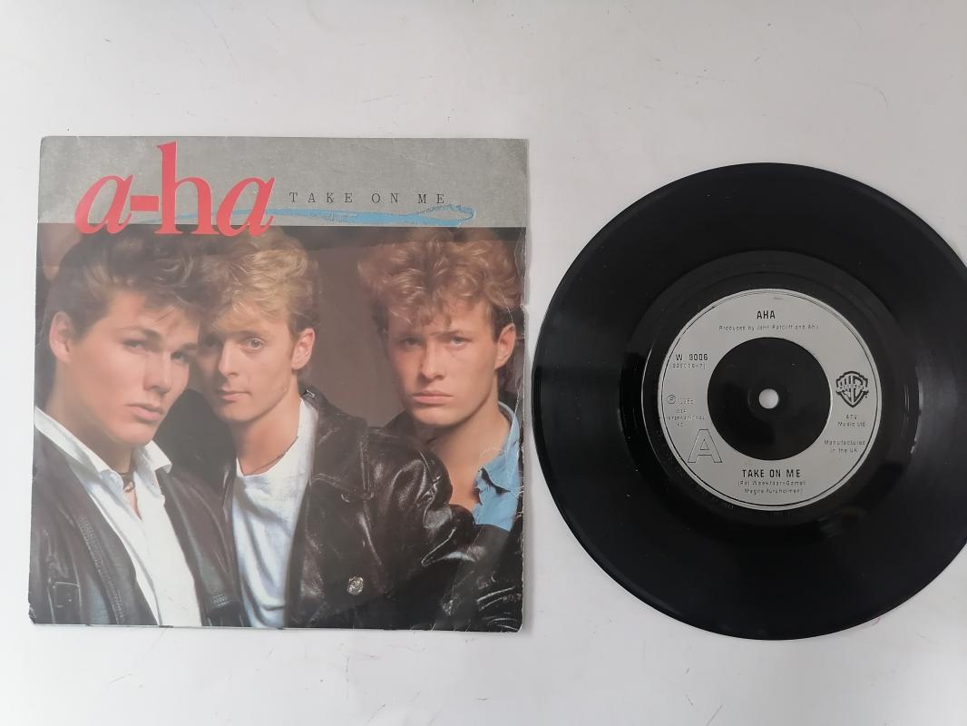 A-HA  /  Take on Me  - 1985 İngiltere Basım 45 LİK PLAK