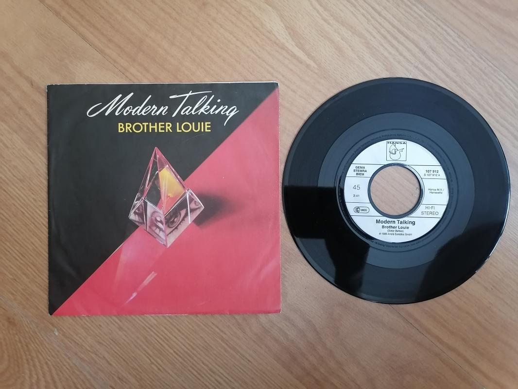 MODERN TALKING - BROTHER LOUIE - 1986 ALMANYA BASIM 45 LİK PLAK