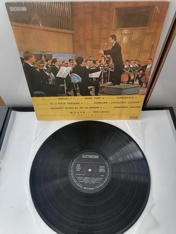 Miniaturi Simfonice -  Romanya 1984 Basım  33 lük LP Plak ( Mozart’ın  Türk Marşı Bu Albümde )