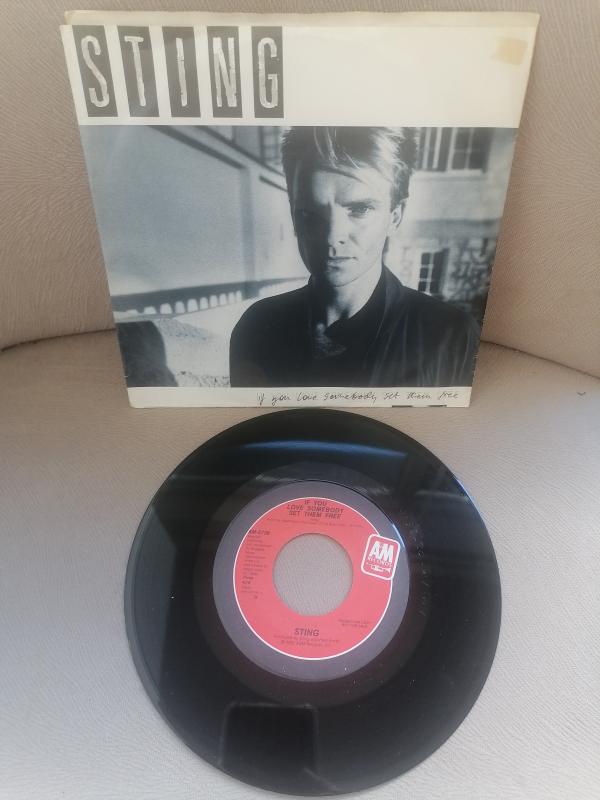 STING - If You Love Somebody Set Them Free - 1985 USA Basım 45 LİK PLAK