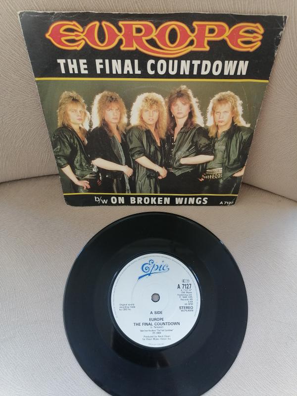 EUROPE - FINAL COUNTDOWN - 1986 İNGİLTERE BASIM 45 LİK PLAK