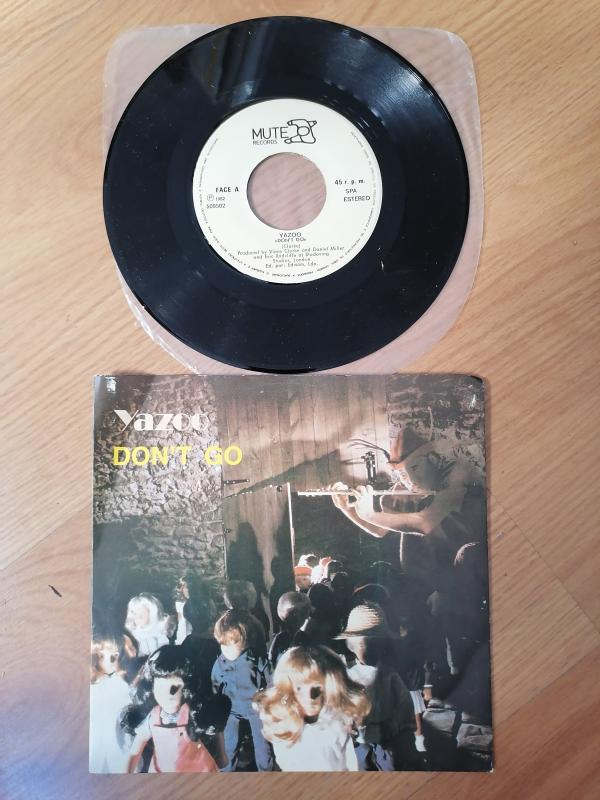 YAZOO - DON’T GO - 1982 PORTEKİZ BASIM 45 LİK PLAK