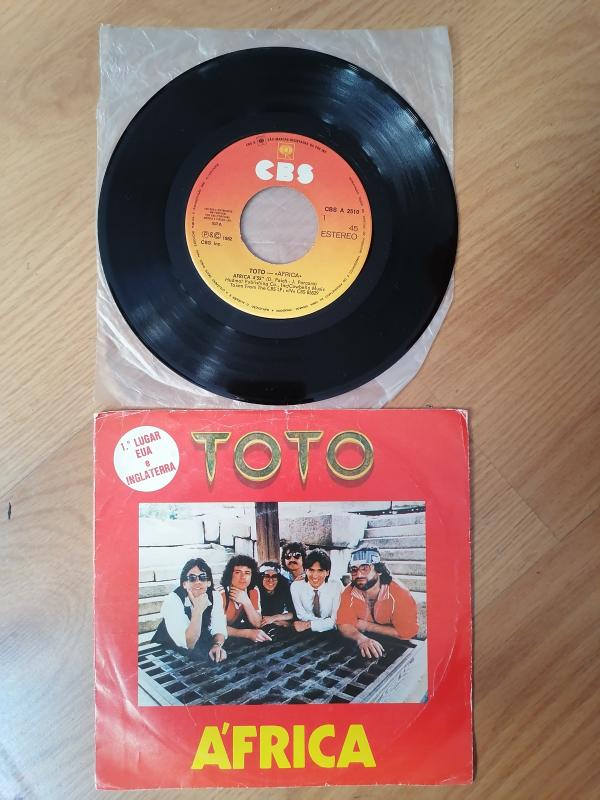 TOTO - AFRICA - 1982 PORTEKİZ BASIM 45 LİK PLAK