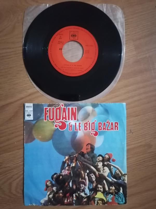 MICHEL FUGAIN - UNE BELLE HISTOIRE  1973 PORTEKİZ BASIM 45 LİK  PLAK - ISSIZ ADAM FİLMİNİN MÜZİĞİ