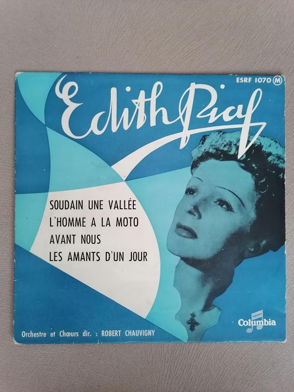 EDITH PIAF SOUDAIN UNE VALLEE /AVANT NOUS/LES AMANTS D’UN JOUR 1956 FRANSA BASIM 4 PARÇALIK EP PLAK