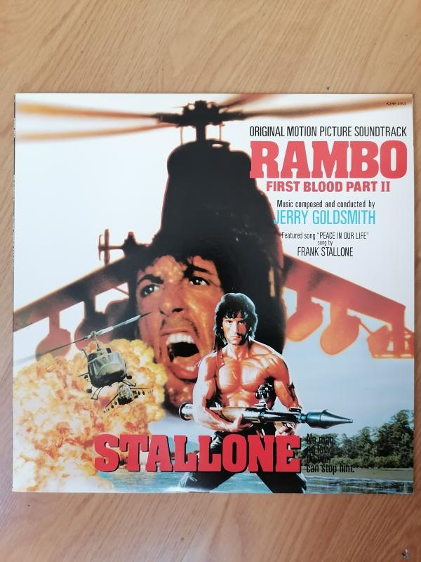 RAMBO / First Blood Part II - Soundtrack - 1985 Japonya Basım - 33 lük LP Plak 2. el