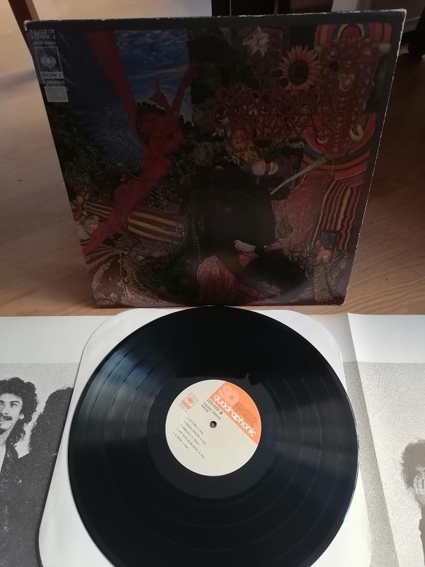 SANTANA – ABRAXAS - 1974 Japonya   Basım 33 lük LP Albüm - 62x85 cm POSTERLİ Obi’siz