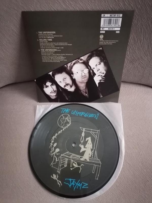 METALLICA - Unforgiven -1991 Nadir İngiltere Basım Limited Edition 7’’ 33 RPM 2. EL