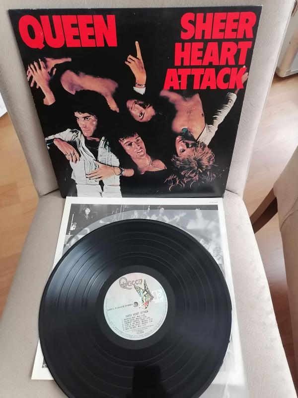 QUEEN - Sheer Heart Attack - 1975 Japonya Basım - 33 lük LP Plak Albüm - Obi’siz 2. el