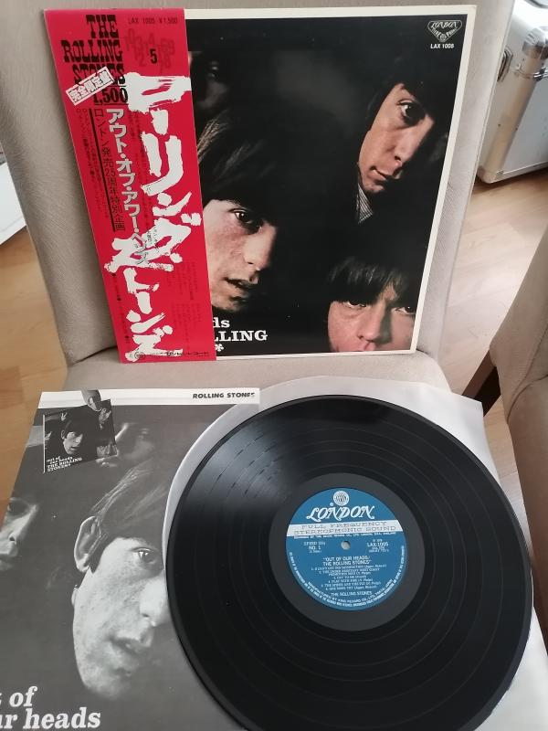 ROLLING STONES  - Out Of Our Heads - 1976 Japonya Basım - Nadir 33 lük LP Plak Albüm - Obi’li 2. el