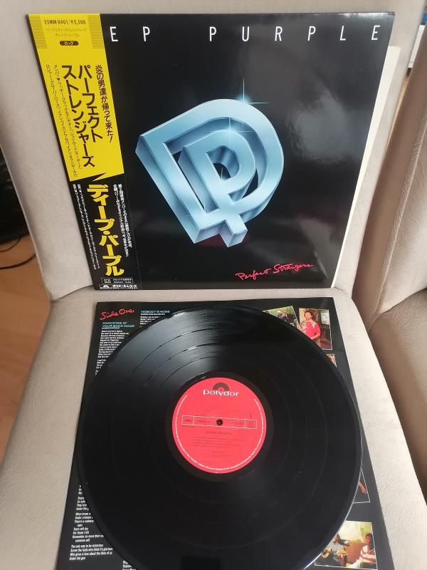 DEEP PURPLE - Perfect Strangers  - 1984 Japonya Basım - 33 lük LP Plak Albüm - Obi’li 2. EL