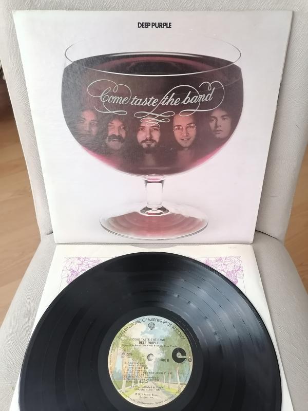 DEEP PURPLE - Come Taste The Band - 1975 USA  Basım - LP Plak Albüm 2. el