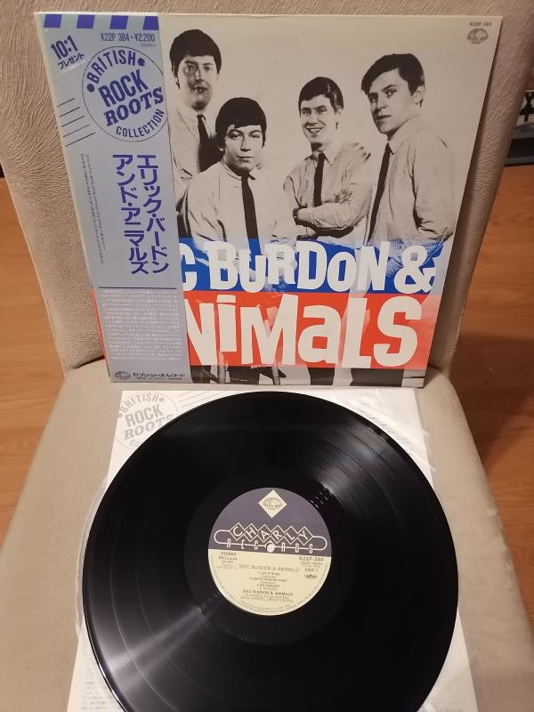 THE ANIMALS -  Eric Burdon & Animals  - 1983 Japonya Basım - LP Plak Albüm - Obi’li 2. el