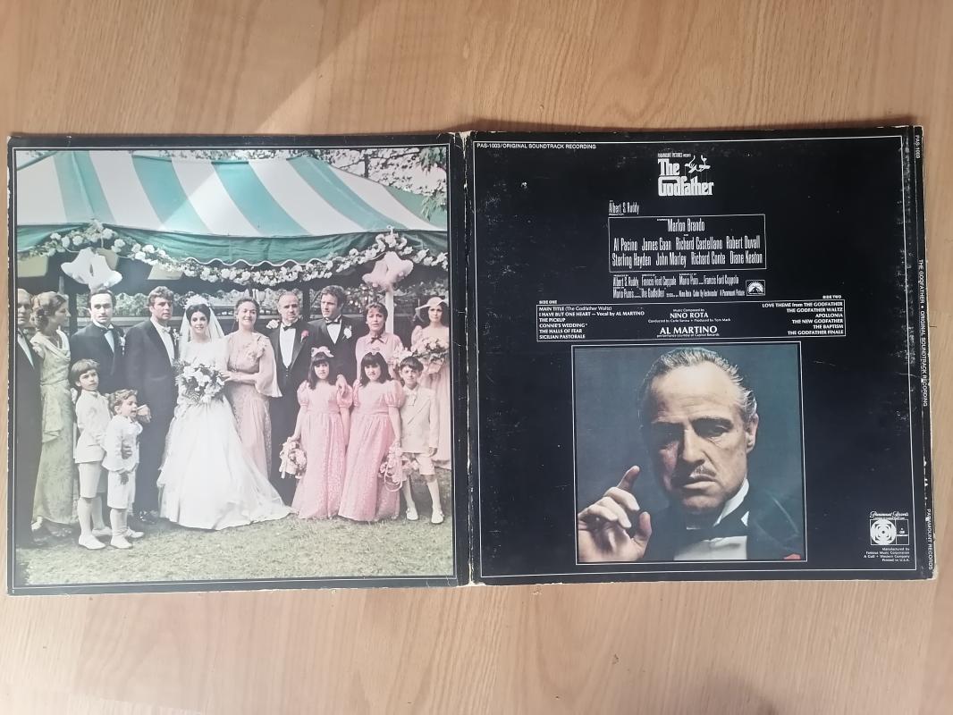 THE GODFATHER (BABA FİLMİ) SOUNDTRACK - 1972 USA BASIM LP ALBÜM - 33 LÜK PLAK (NADİR PLAK) 2. EL