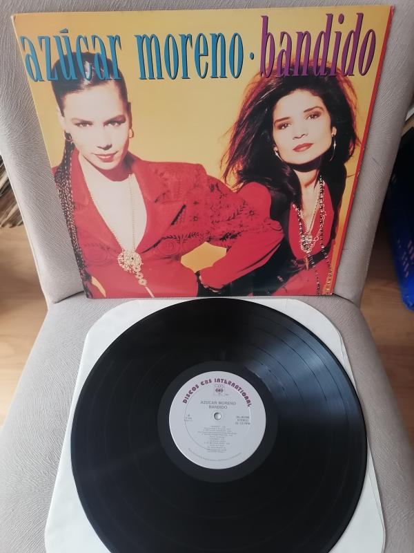 AZUCAR MORENO - Bandido - 1990 USA Basım - 33lük LP Plak Albüm 2. el