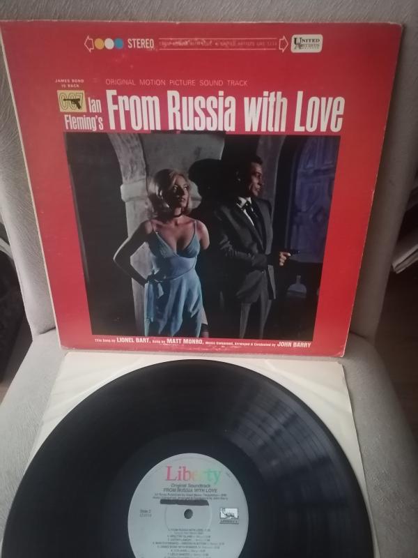 007 JAMES BOND / From Russia With Love  - Soundtrack - 1980 USA  Basım - 33lük LP Plak Albüm 2. el