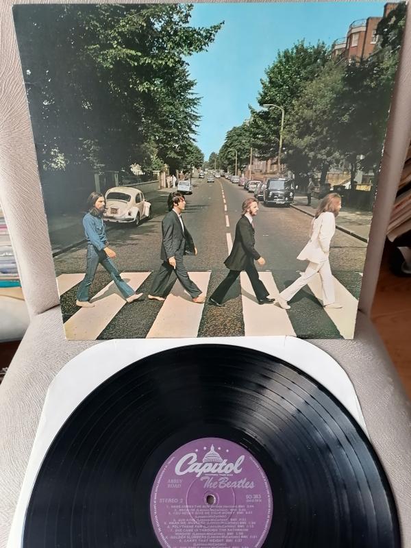 THE BEATLES - Abbey Road  - 1978 Kanada Basım - 33lük LP Plak Albüm 2. EL