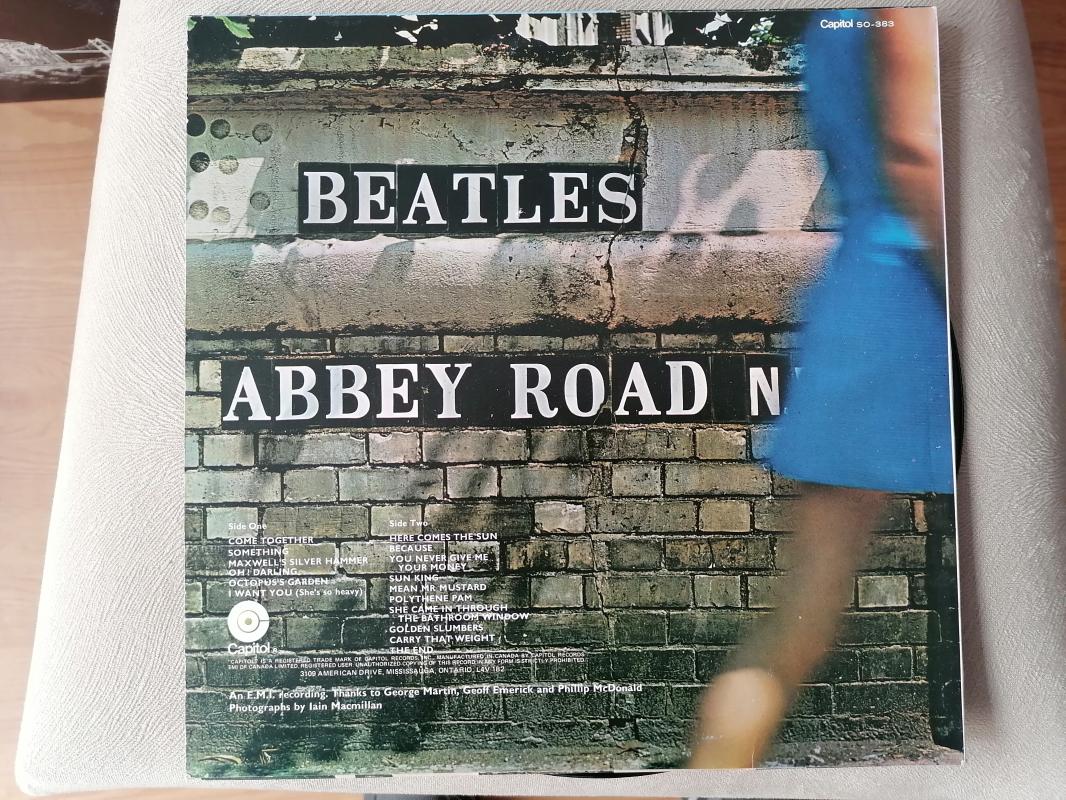 THE BEATLES - Abbey Road  - 1978 Kanada Basım - 33lük LP Plak Albüm 2. EL