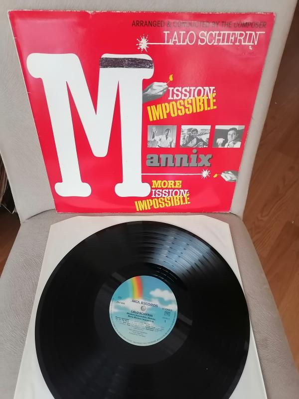 LALO SCHIFRIN - Mission :Impossible , Mannix - 1983 USA  Basım - 33lük LP Plak Albüm 2. el