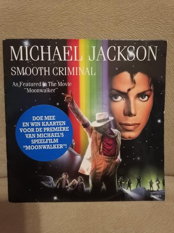 MICHAEL JACKSON - SMOOTH CRIMINAL  - 1987 HOLLANDA  BASIM 45’LİK  PLAK 2. EL