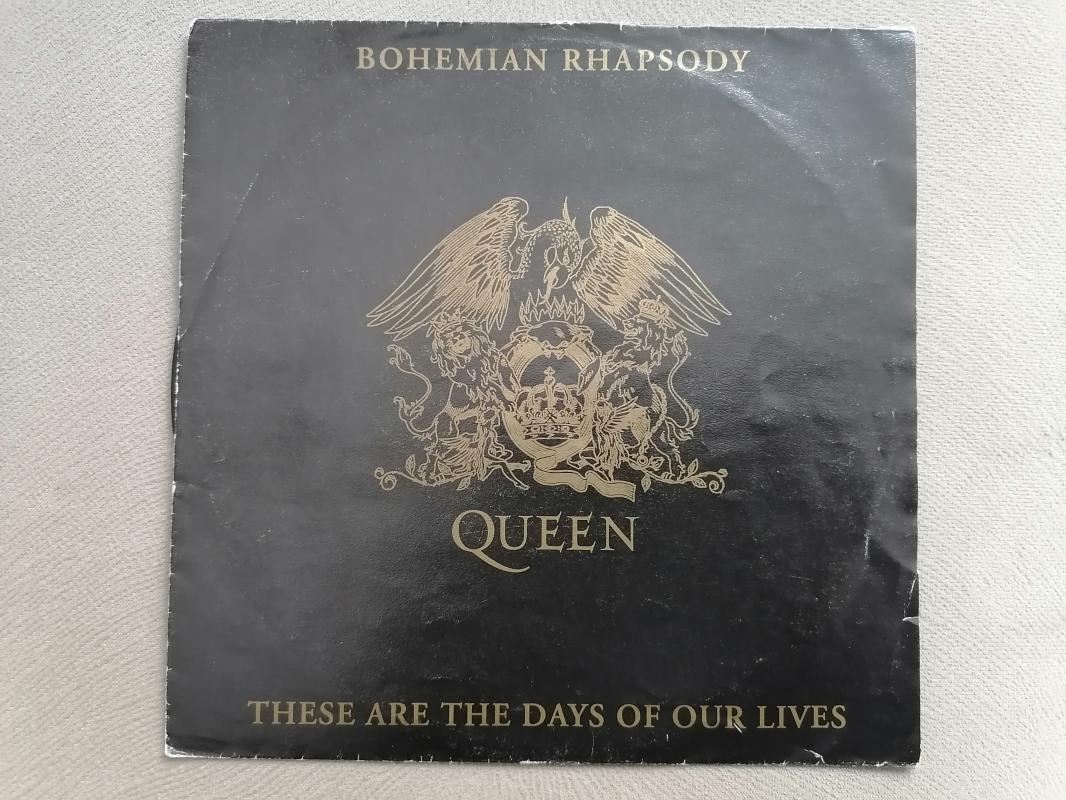 QUEEN - BOHEMIAN RHAPSODY - 1991 ALMANYA  BASIM NADİR 45 LİK PLAK 2. EL