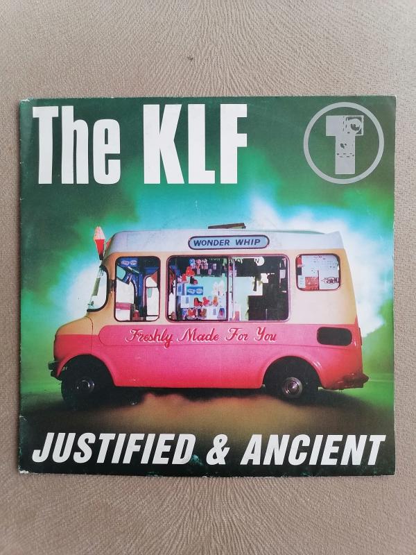 THE KLF - JUSTIFIED & ANCIENT - 1991 EEC(AVRUPA) BASIM 45’LİK PLAK 2. EL