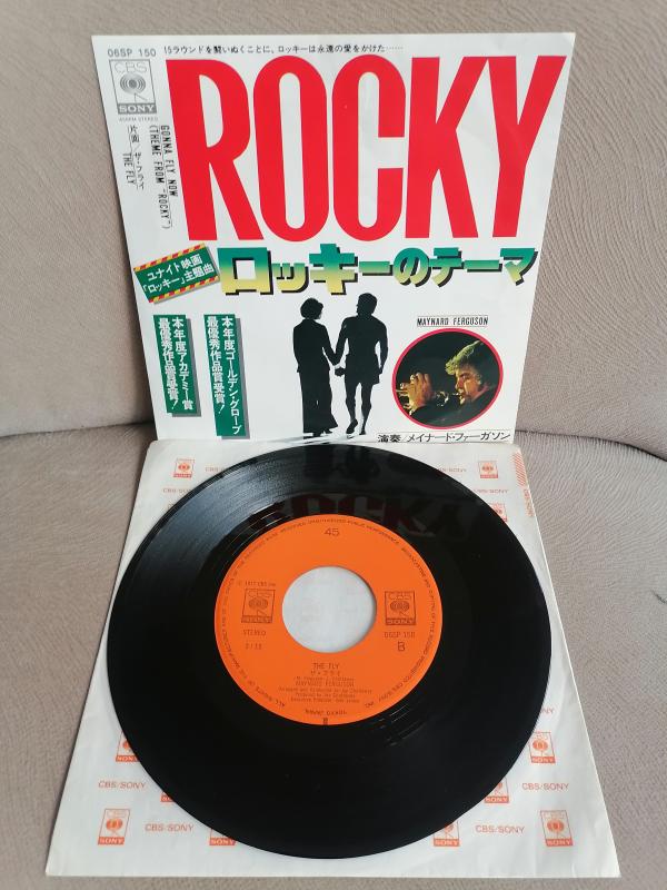 ROCKY - GONNA FLY NOW - ORIGINAL SOUNDTRACK - 1977   JAPONYA  BASIM 45 LİK PLAK 2. EL