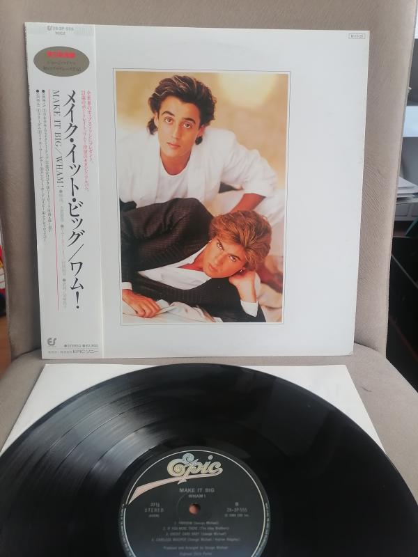 WHAM -  Make It Big - 1984 Japonya Basım - 33 lük LP Plak Albüm - Obi’li 2. EL