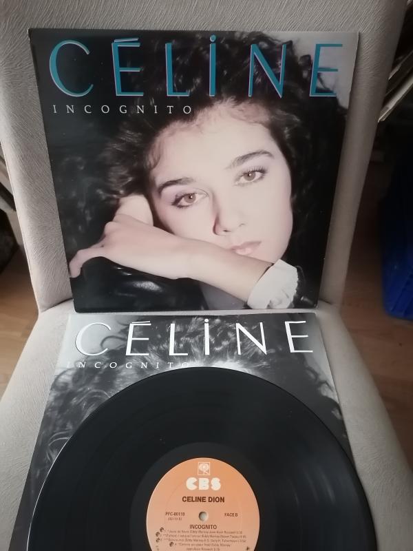 CELINE DION  - INCOGNITO - 1987 Kanada Basım - 33 lük LP Plak Albüm 2. EL