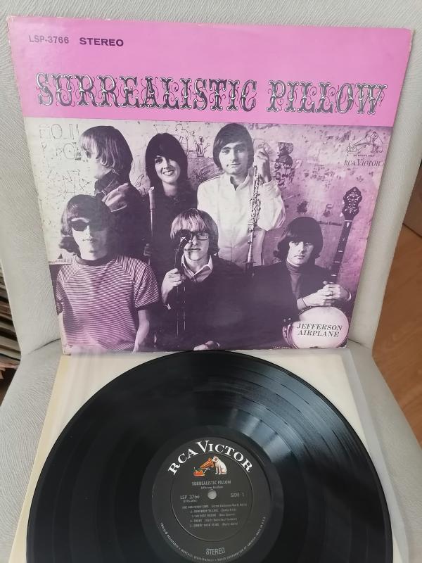 JEFFERSON AIRPLANE– Surrealistic Pillow - 1967 USA Basım - 33 lük LP Plak Albüm 2. EL