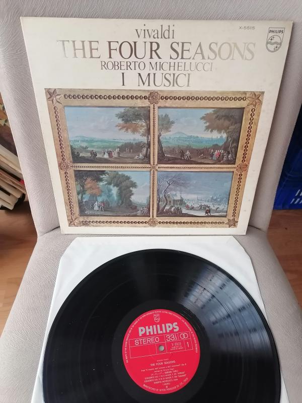 VIVALDI - The Four Seasons / Dört Mevsim -1970 Japonya Basım - 33 lük LP Plak Albüm Obi’siz 2. el