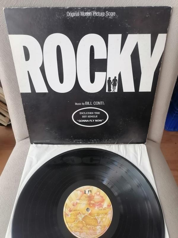 ROCKY - Soundtrack - 1976 KANADA  BASIM 33 lük LP ALBUM 2. EL