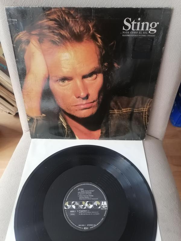 STING - ...Nada Como El Sol  - 1988 Hollanda  Basım  33 lük LP ALBUM