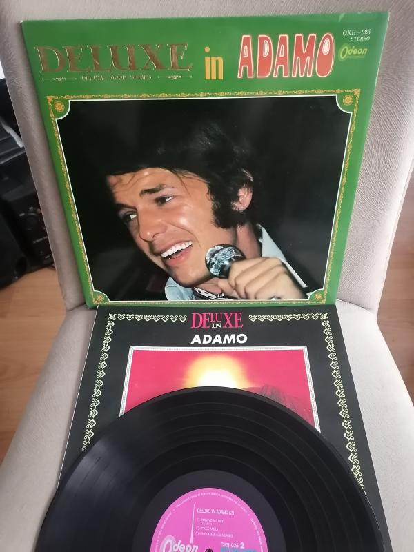 ADAMO - DELUXE IN ADAMO - 1972 Japonya Basım - LP Plak Albüm - Obi’siz 2. EL