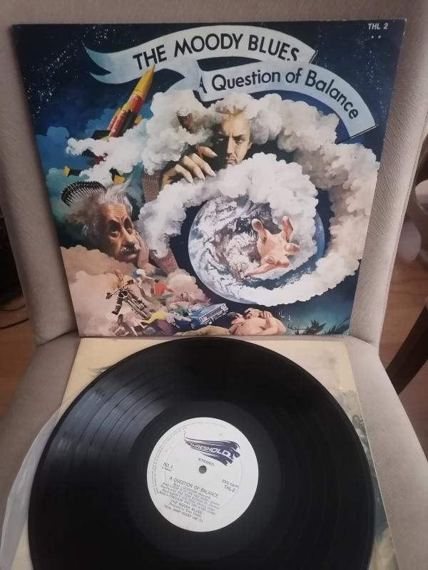 THE MOODY BLUES - Question of Balance  - 1970 Japonya Basım - LP Plak Albüm 2. EL