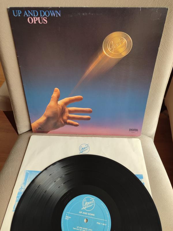 OPUS - Up And Down - 1985 Kanada  Basım  Albüm - 33 lük LP Plak Albüm 2. EL